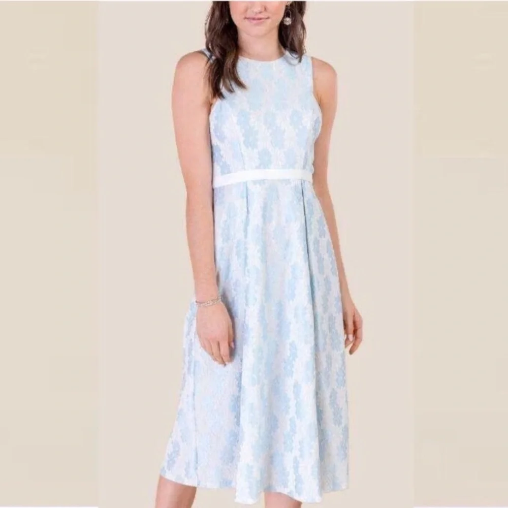 New Francesca’s Tinsley lace sleeveless midi dress